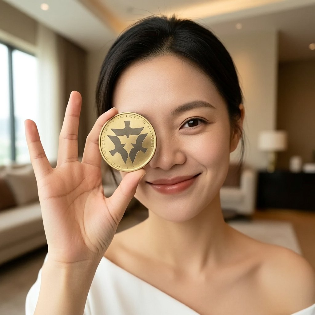 A Hunters Dream (CAW) — gold cryptocurrency coin price illustration