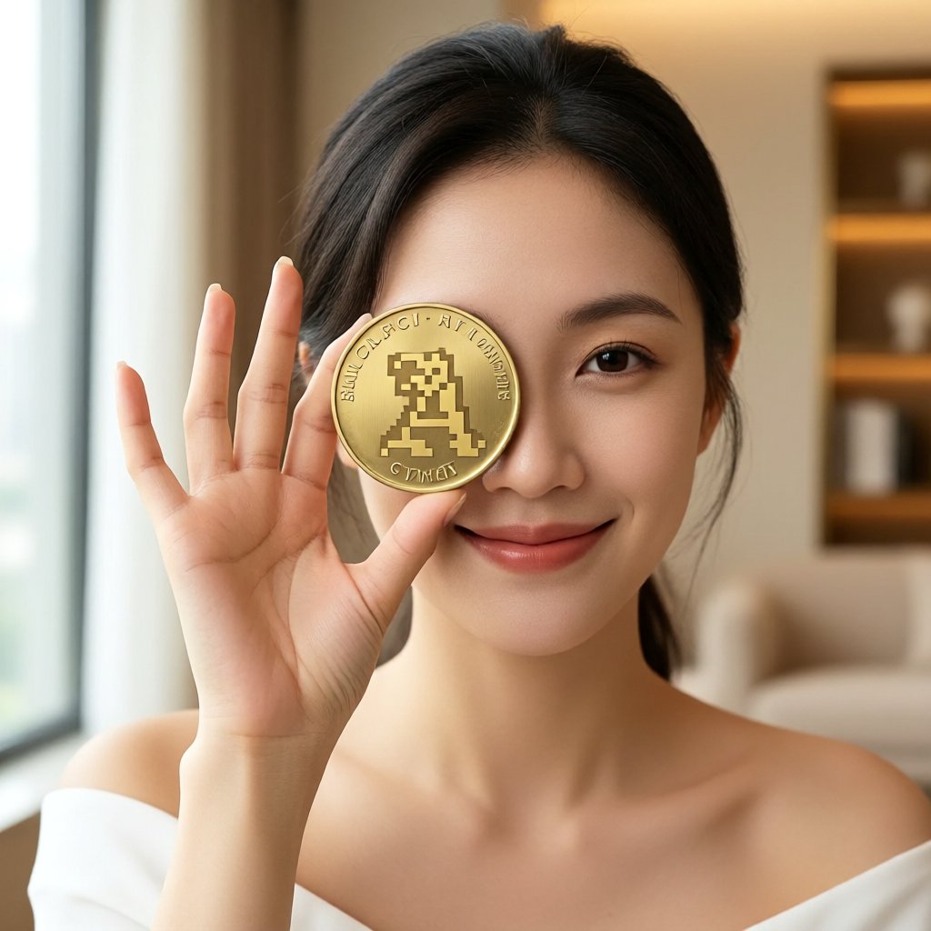 Alchemist AI (ALCH) — gold cryptocurrency coin price illustration