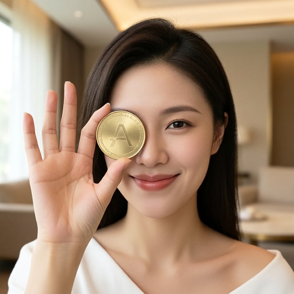 ALEO (ALEO) — gold cryptocurrency coin price illustration