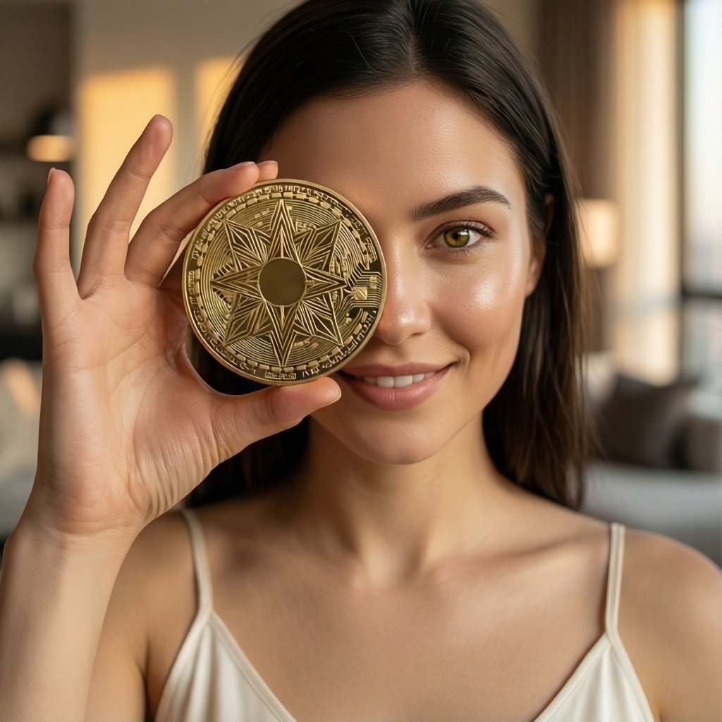 Alpha Bulgaria Warrants (ALFW) — ілюстрація золотої крипто-монети та ціни