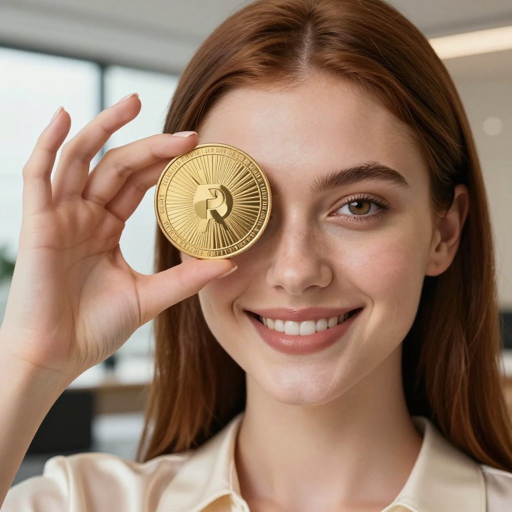 apxUSD (APXUSD) — gold cryptocurrency coin price illustration