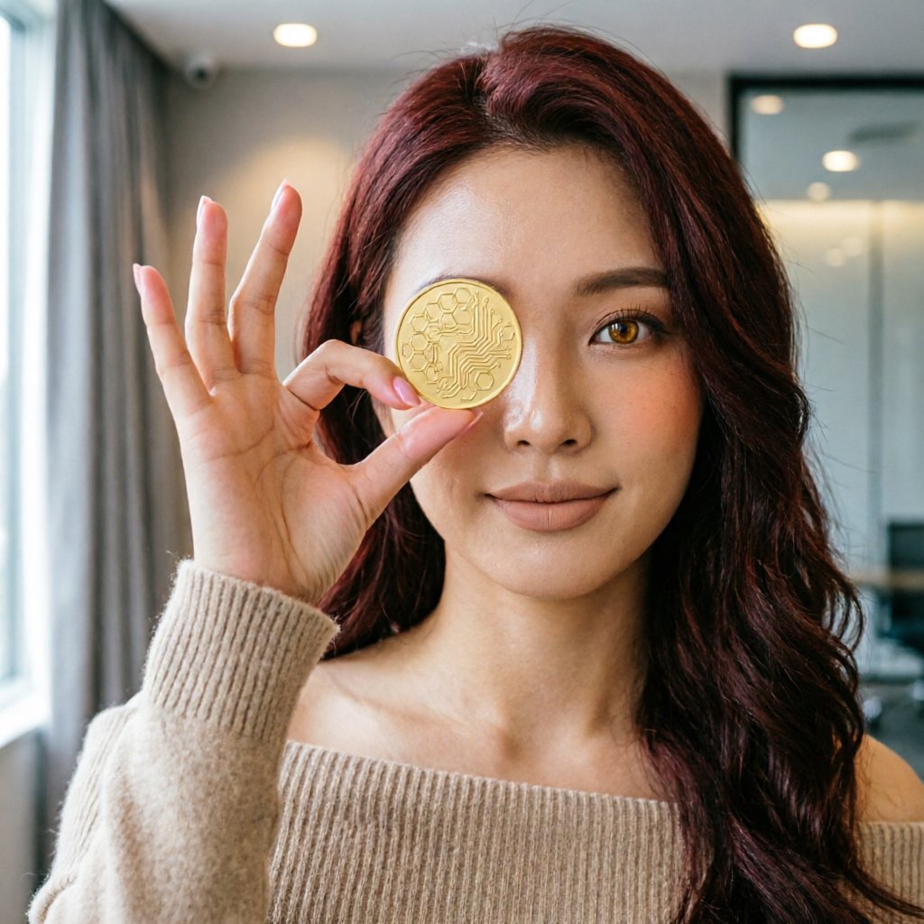 Arbitrum (ARB) — gold cryptocurrency coin price illustration