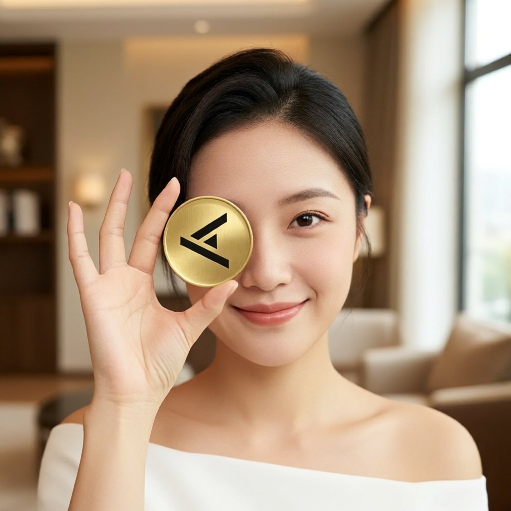 Arowana (ARW) — gold cryptocurrency coin price illustration