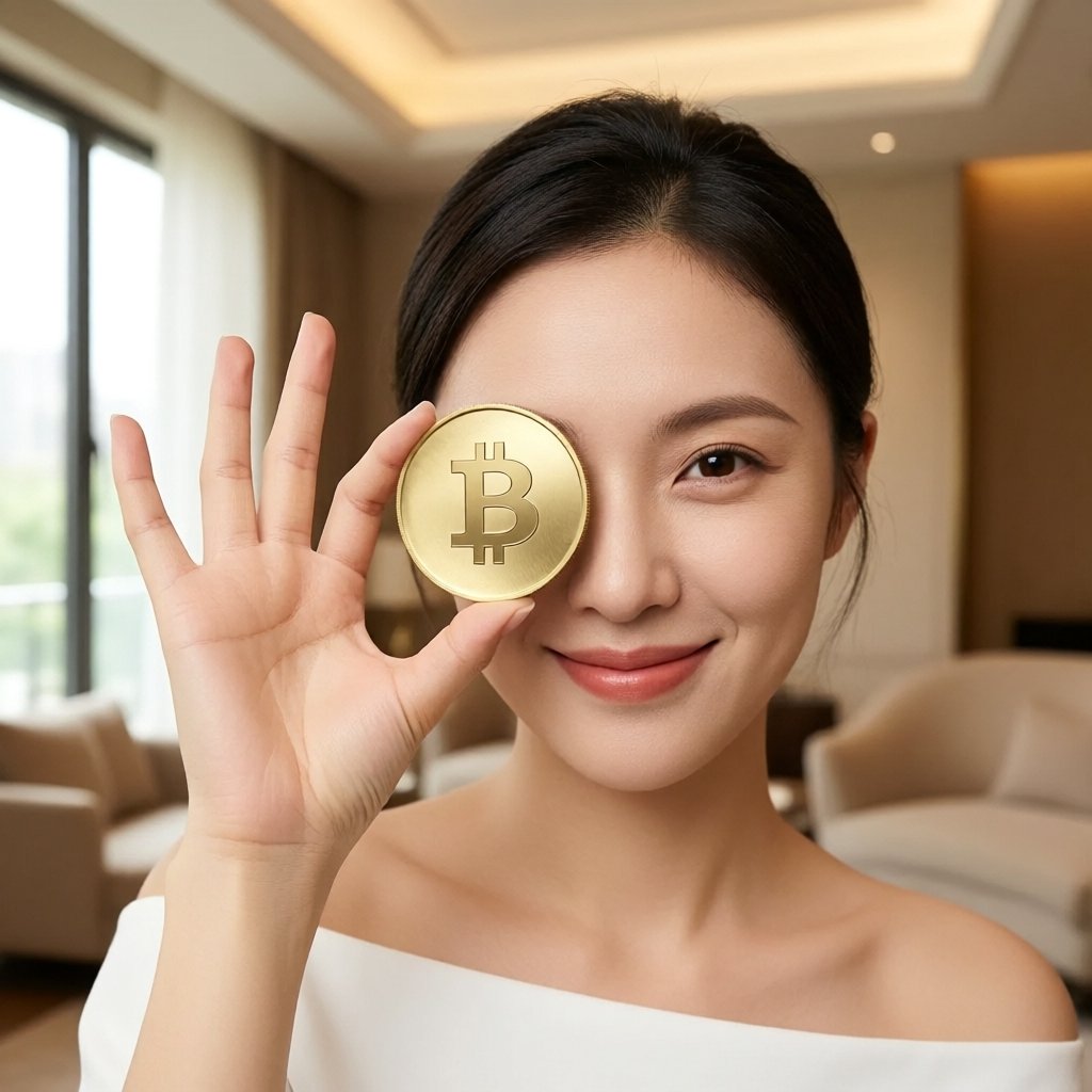 Bitget Wrapped BTC (BGBTC) — ілюстрація золотої крипто-монети та ціни