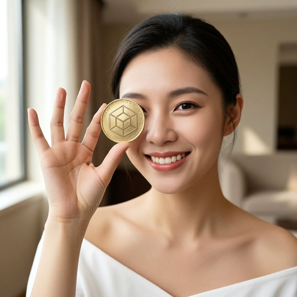 Bonfida (FIDA) — gold cryptocurrency coin price illustration