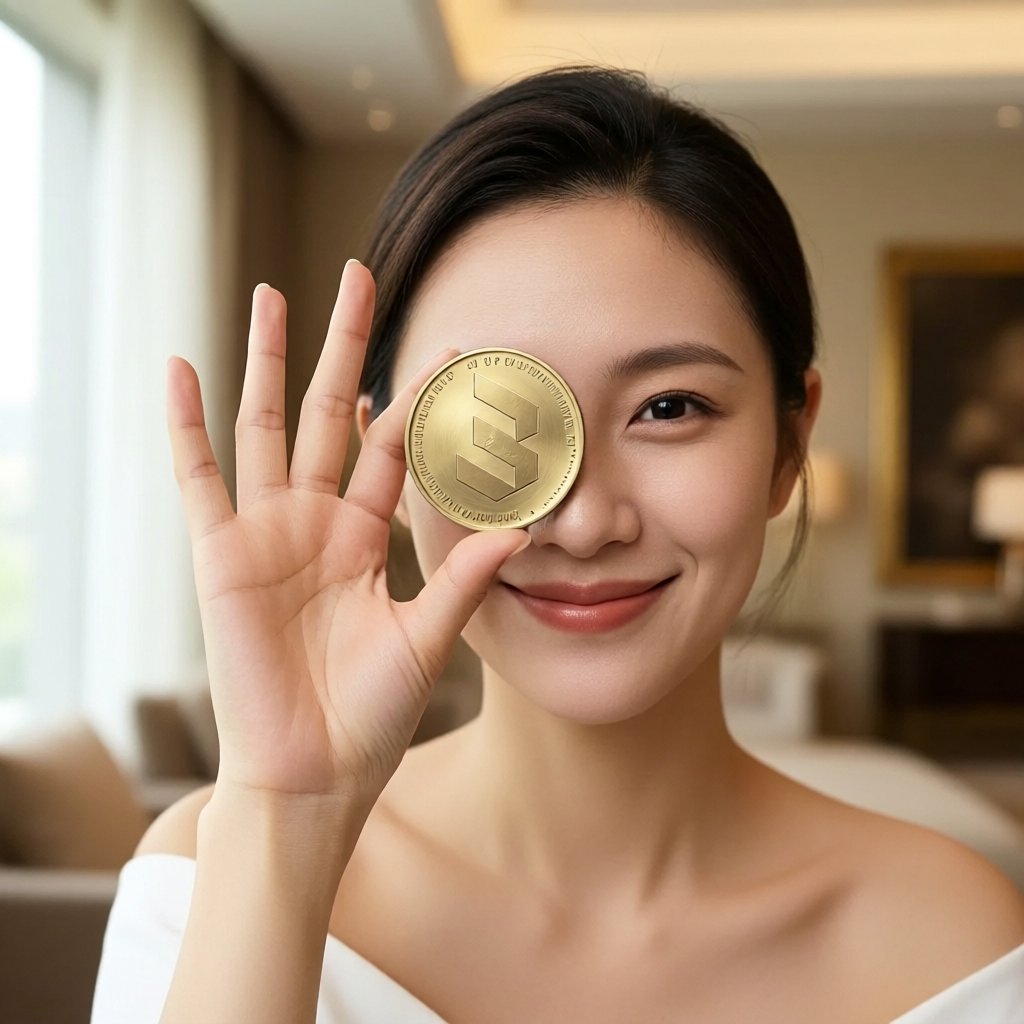 BOT (BOT) — gold cryptocurrency coin price illustration