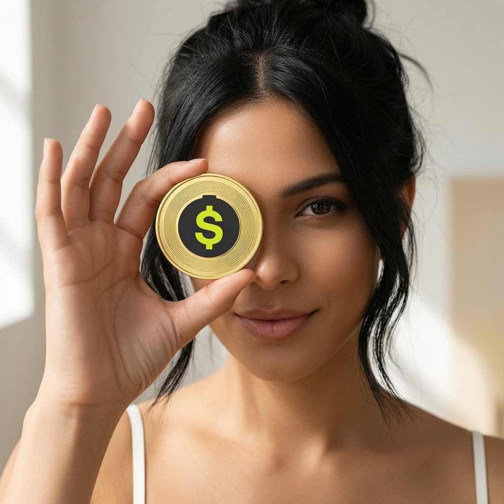 Cap USD (CUSD) — gold cryptocurrency coin price illustration