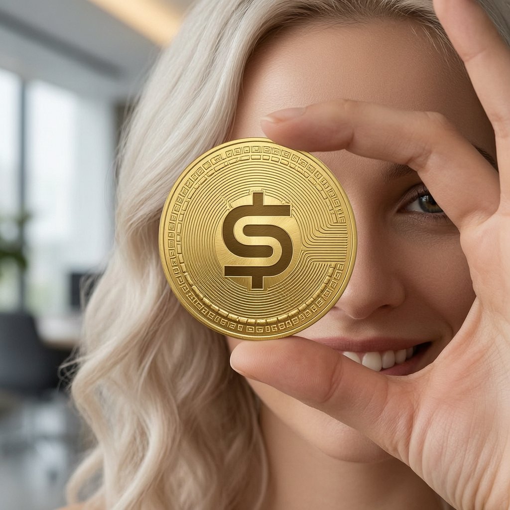CASH (CASH) — gold cryptocurrency coin price illustration