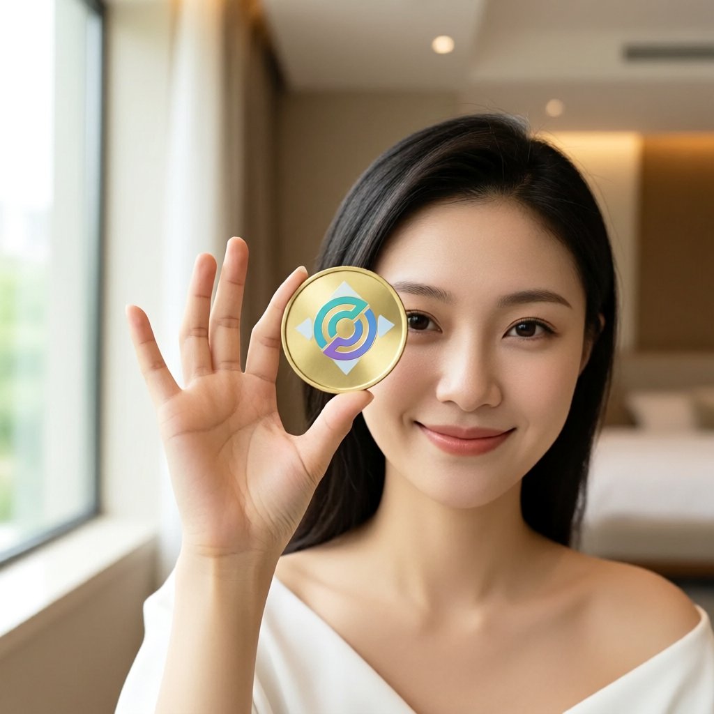 Circle Internet Group (bStocks Tokenized Stock) (CRCLB) — ілюстрація золотої крипто-монети та ціни