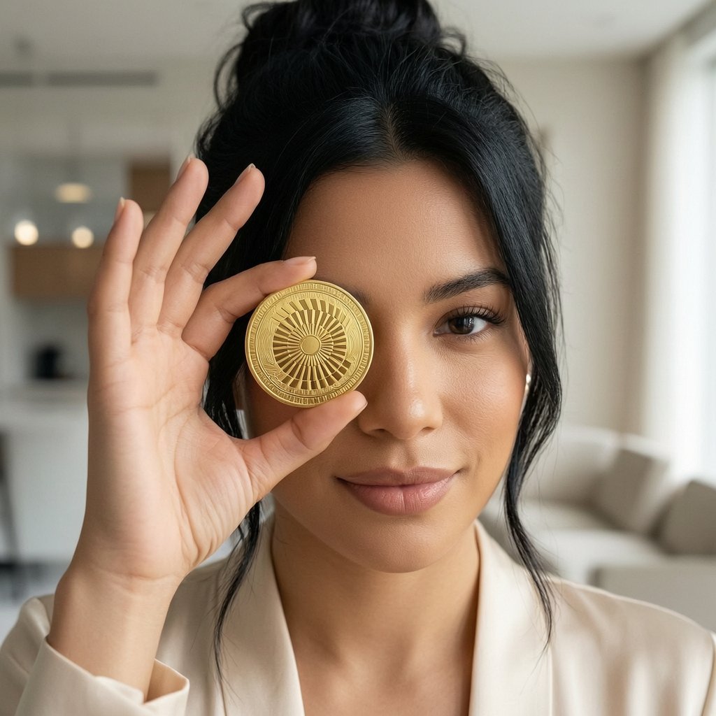 deBridge (DBR) — gold cryptocurrency coin price illustration