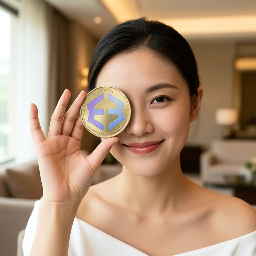 EXOD (EXOD) — gold cryptocurrency coin price illustration