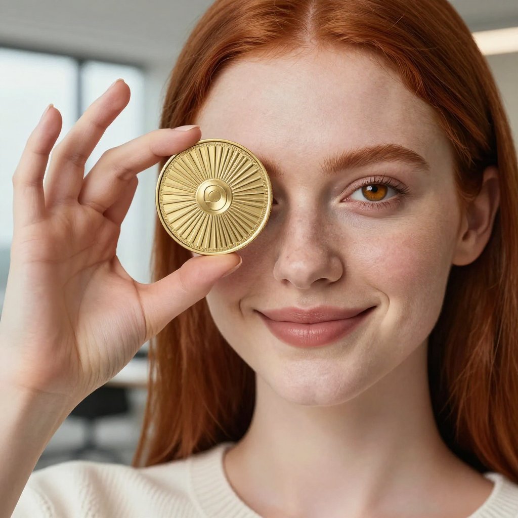 Gnosis (GNO) — ілюстрація золотої крипто-монети та ціни