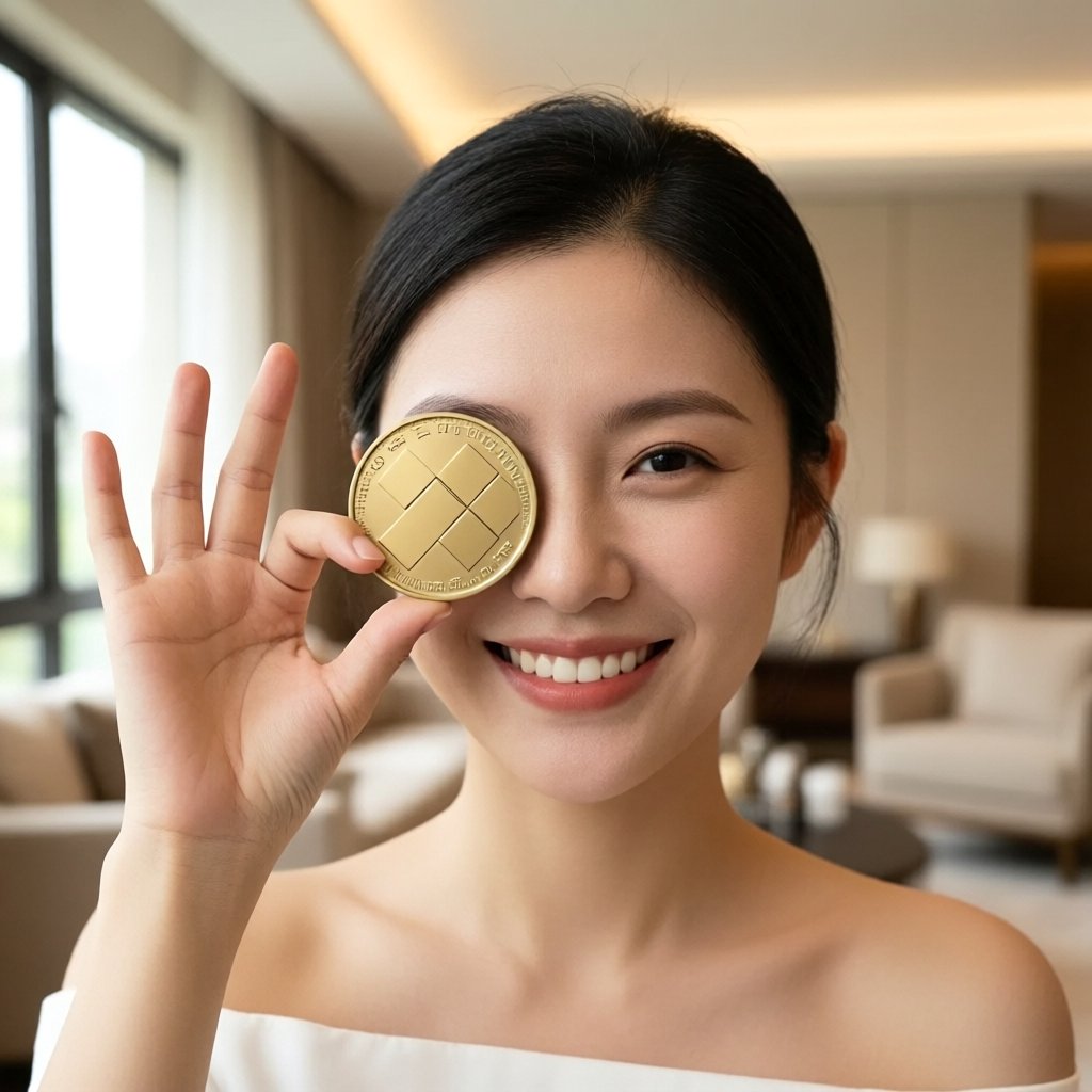 Goldfish Gold (GGBR) — gold cryptocurrency coin price illustration