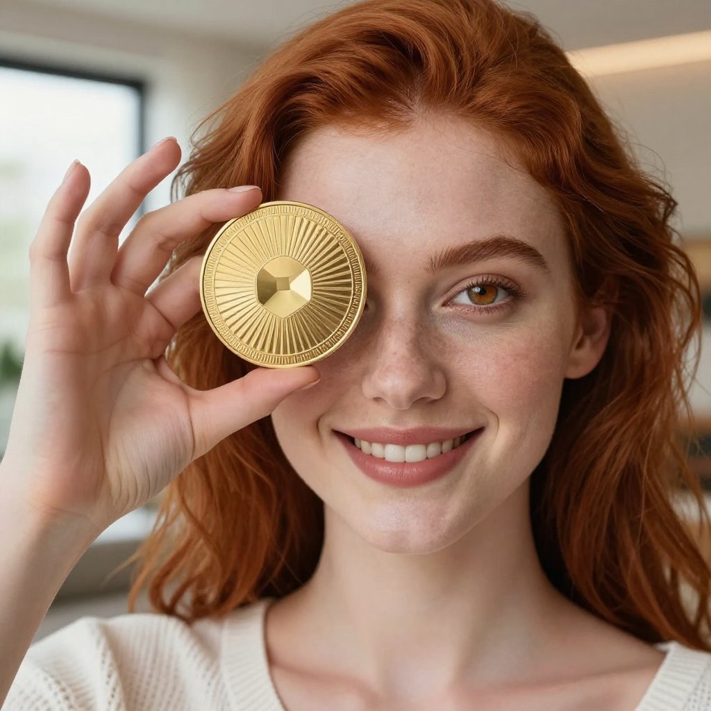 LayerZero (ZRO) — gold cryptocurrency coin price illustration