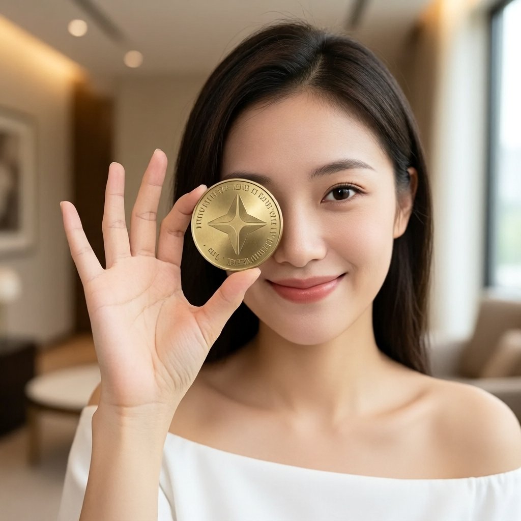 Lumia (LUMIA) — gold cryptocurrency coin price illustration