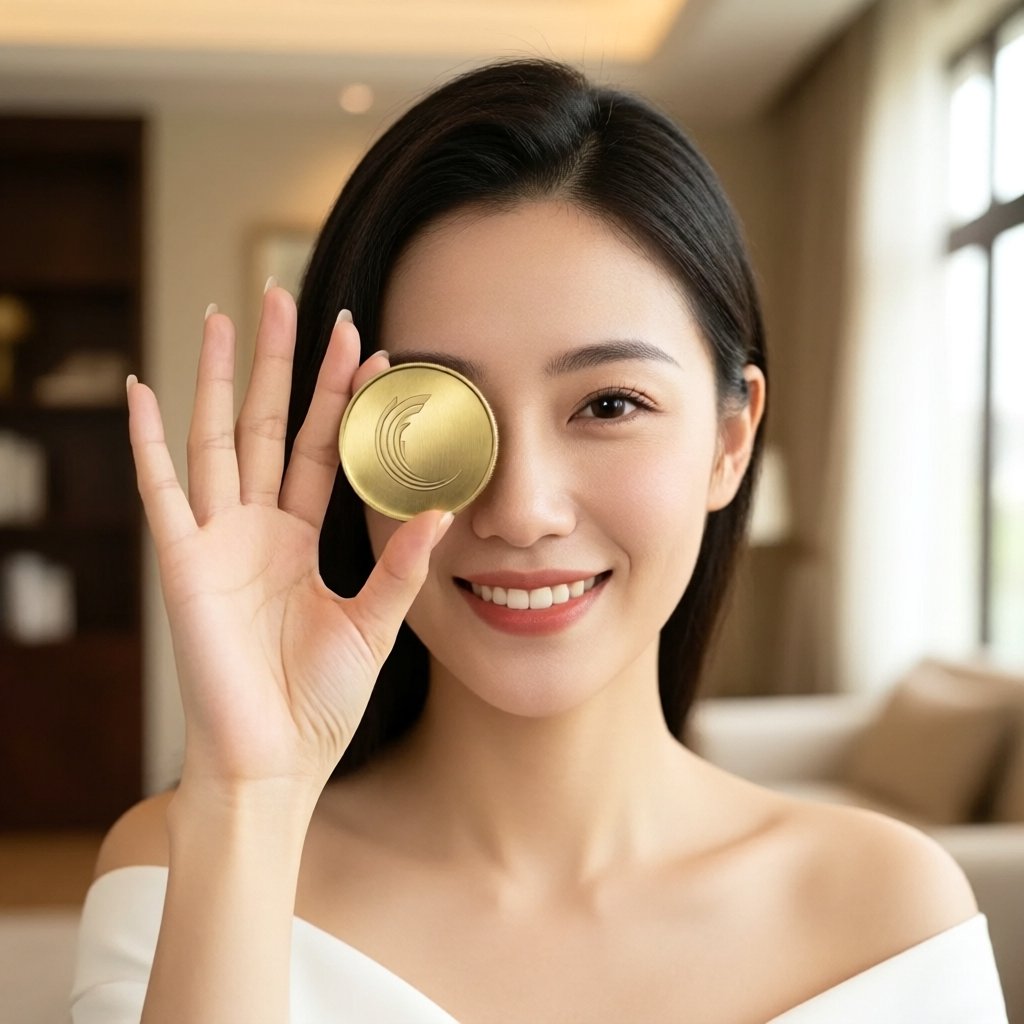 Midas Fasanara Global Open (MGLO) — ілюстрація золотої крипто-монети та ціни