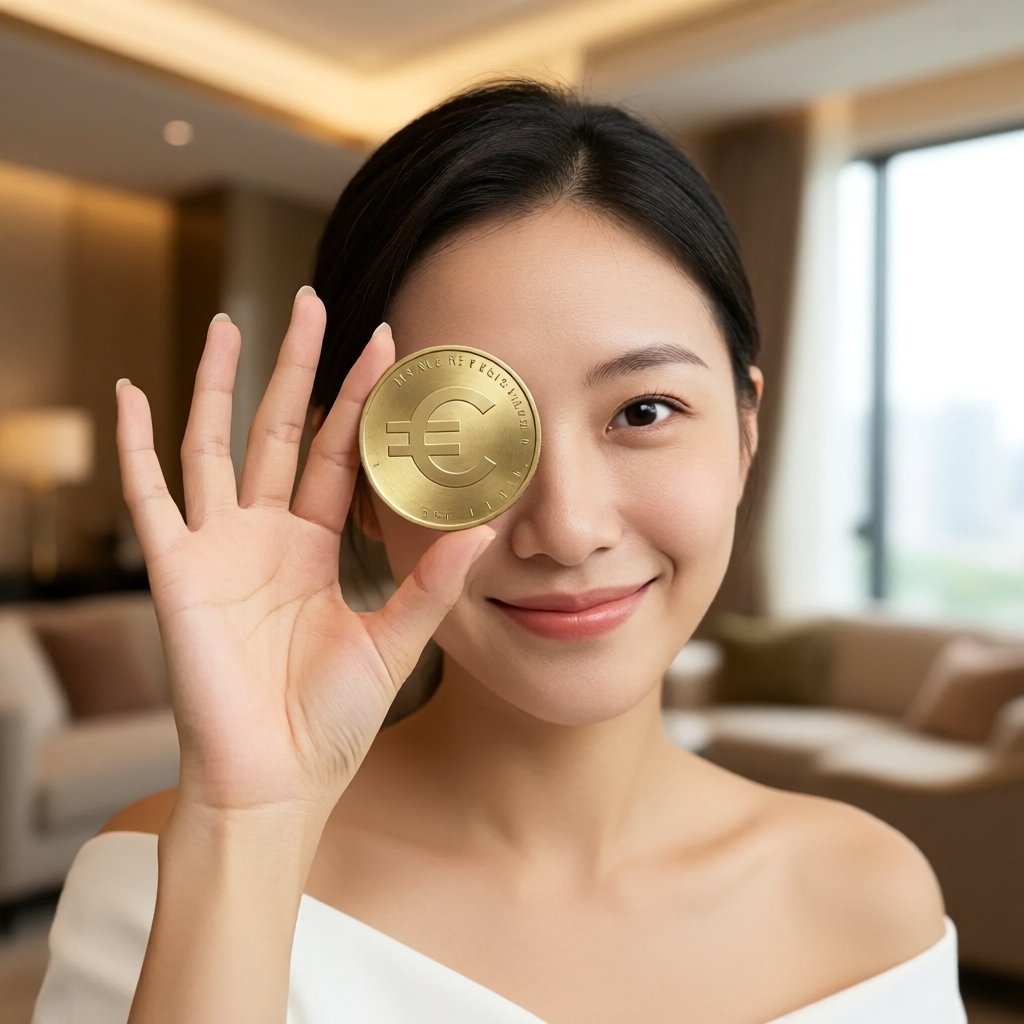 Monerium EUR emoney (EURE) — gold cryptocurrency coin price illustration