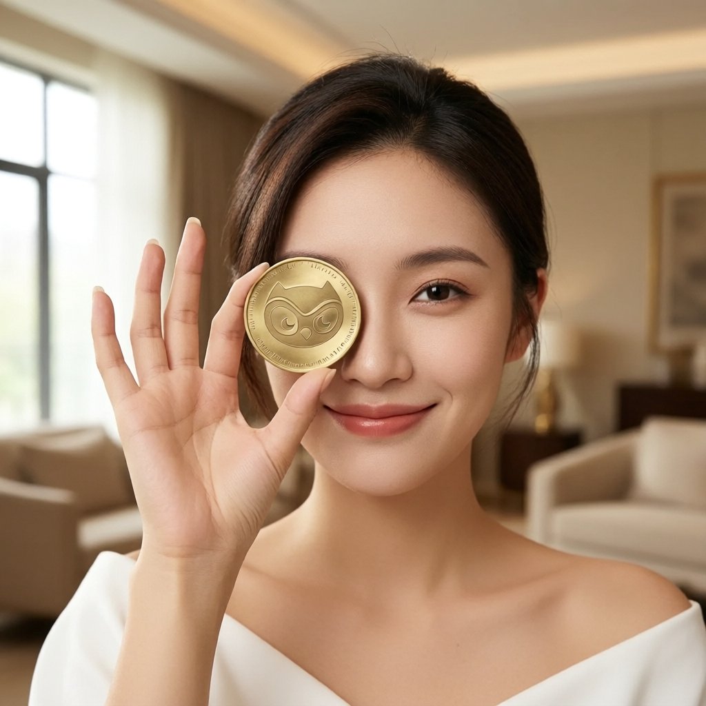 Moonbirds (BIRB) — gold cryptocurrency coin price illustration