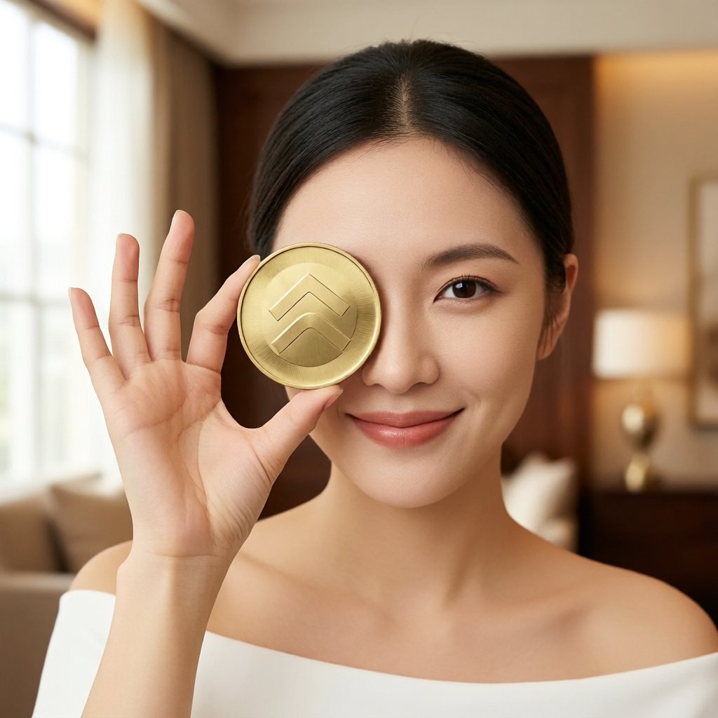 Nirvana ANA (ANA) — gold cryptocurrency coin price illustration