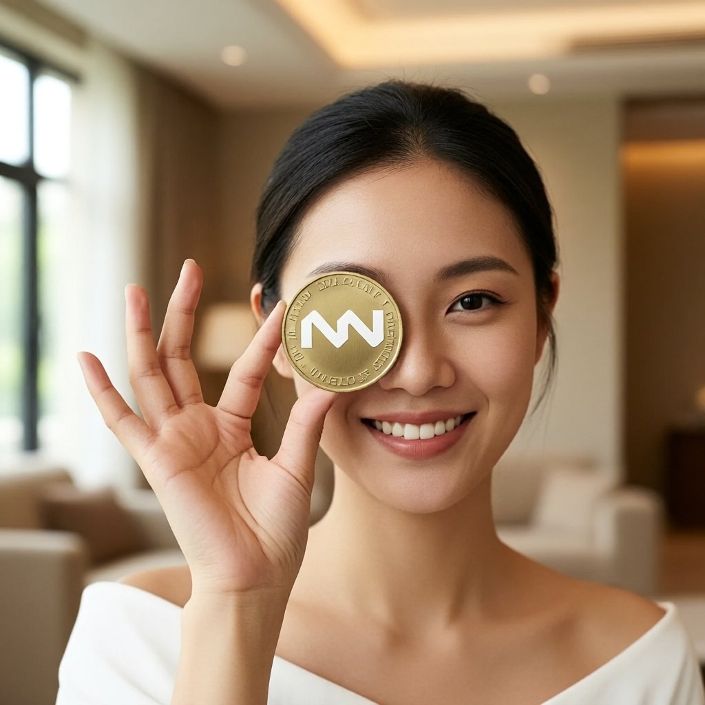 NOVA (SN68) — gold cryptocurrency coin price illustration