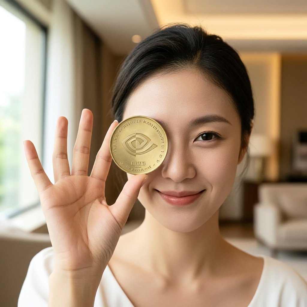 NVIDIA xStock (NVDAX) — gold cryptocurrency coin price illustration