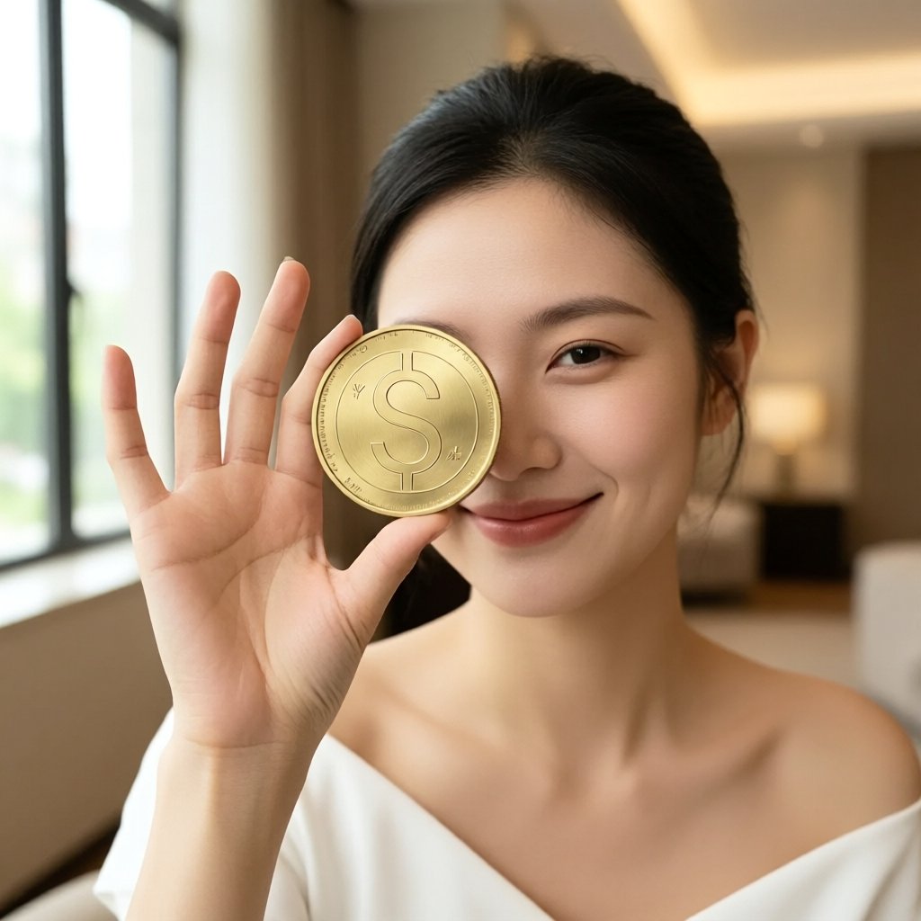 Ondo U.S. Dollar Token (USDON) — gold cryptocurrency coin price illustration