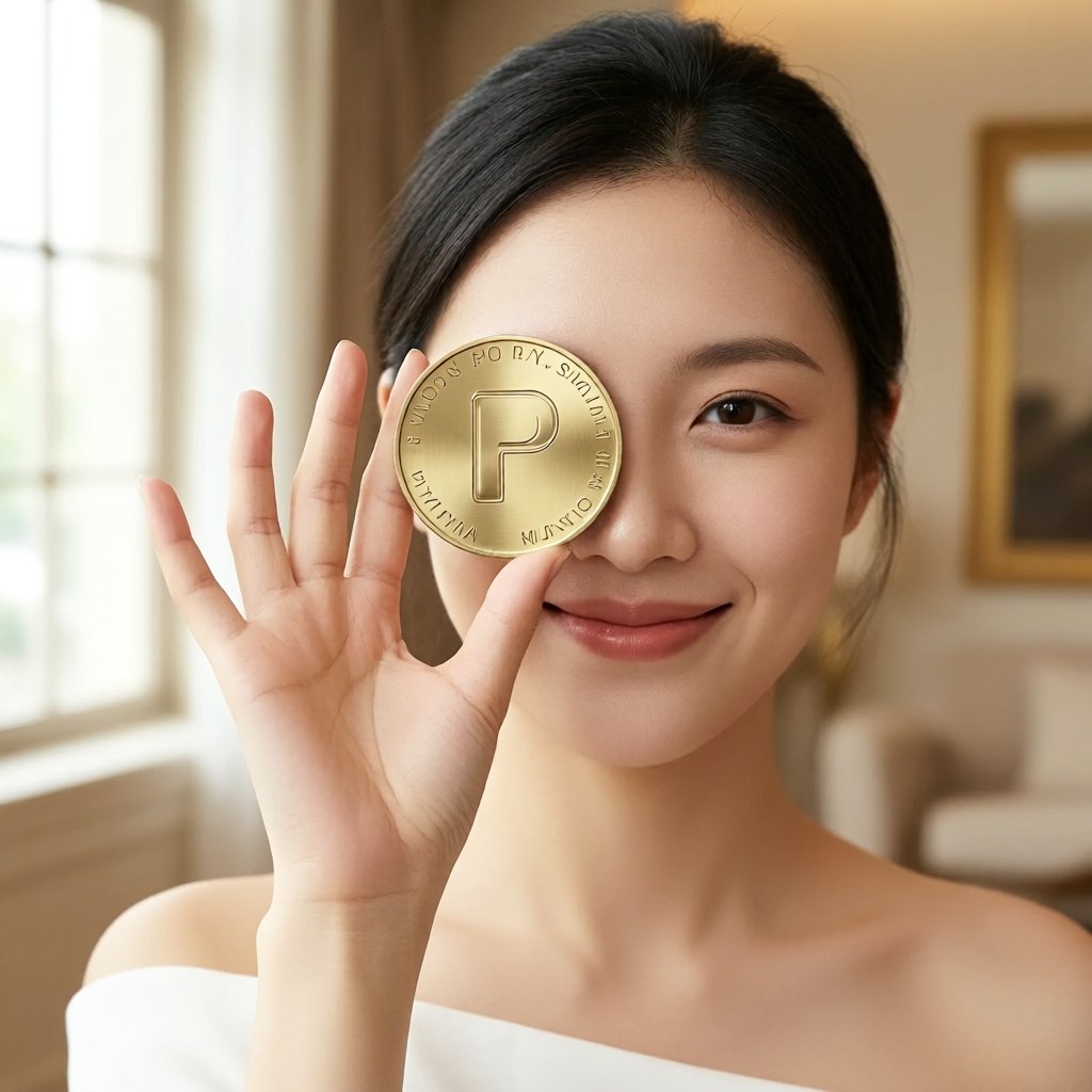 Pons (PONS) — gold cryptocurrency coin price illustration