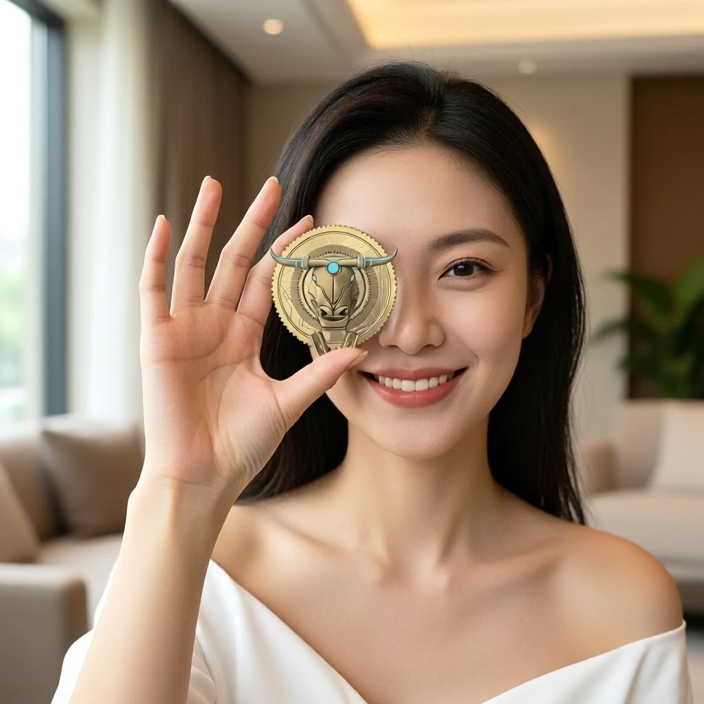 Prospective (PROS) — gold cryptocurrency coin price illustration