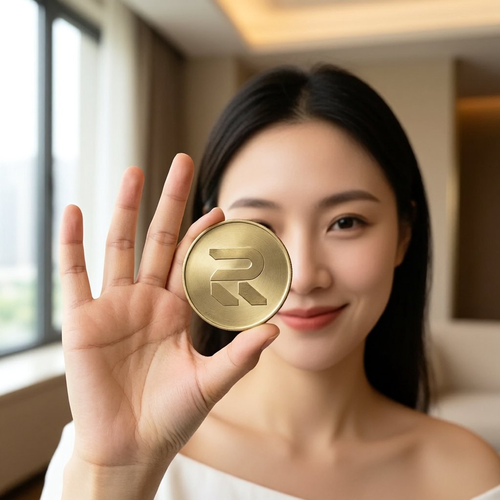 Recall (RECALL) — gold cryptocurrency coin price illustration