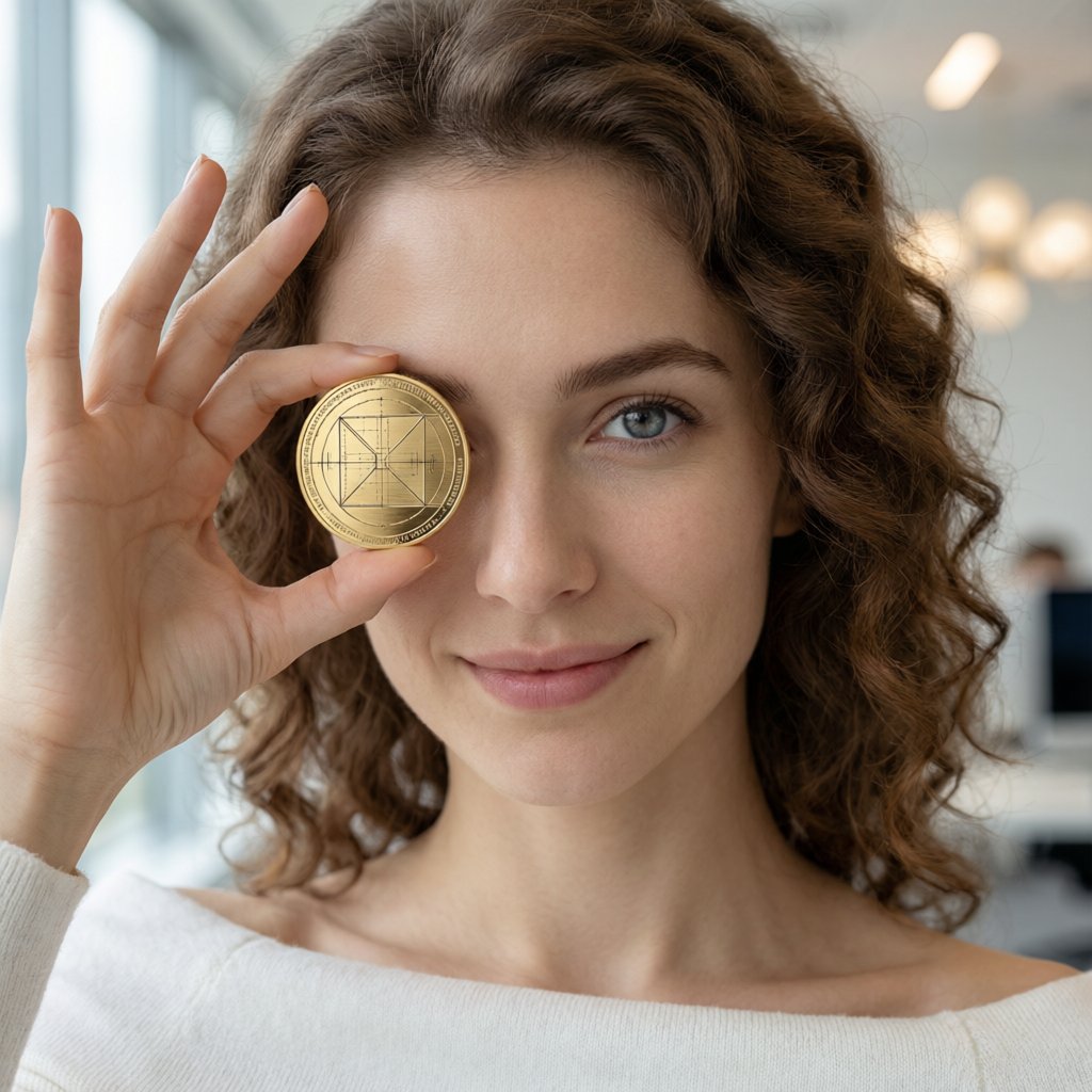 Sui (SUI) — ілюстрація золотої крипто-монети та ціни