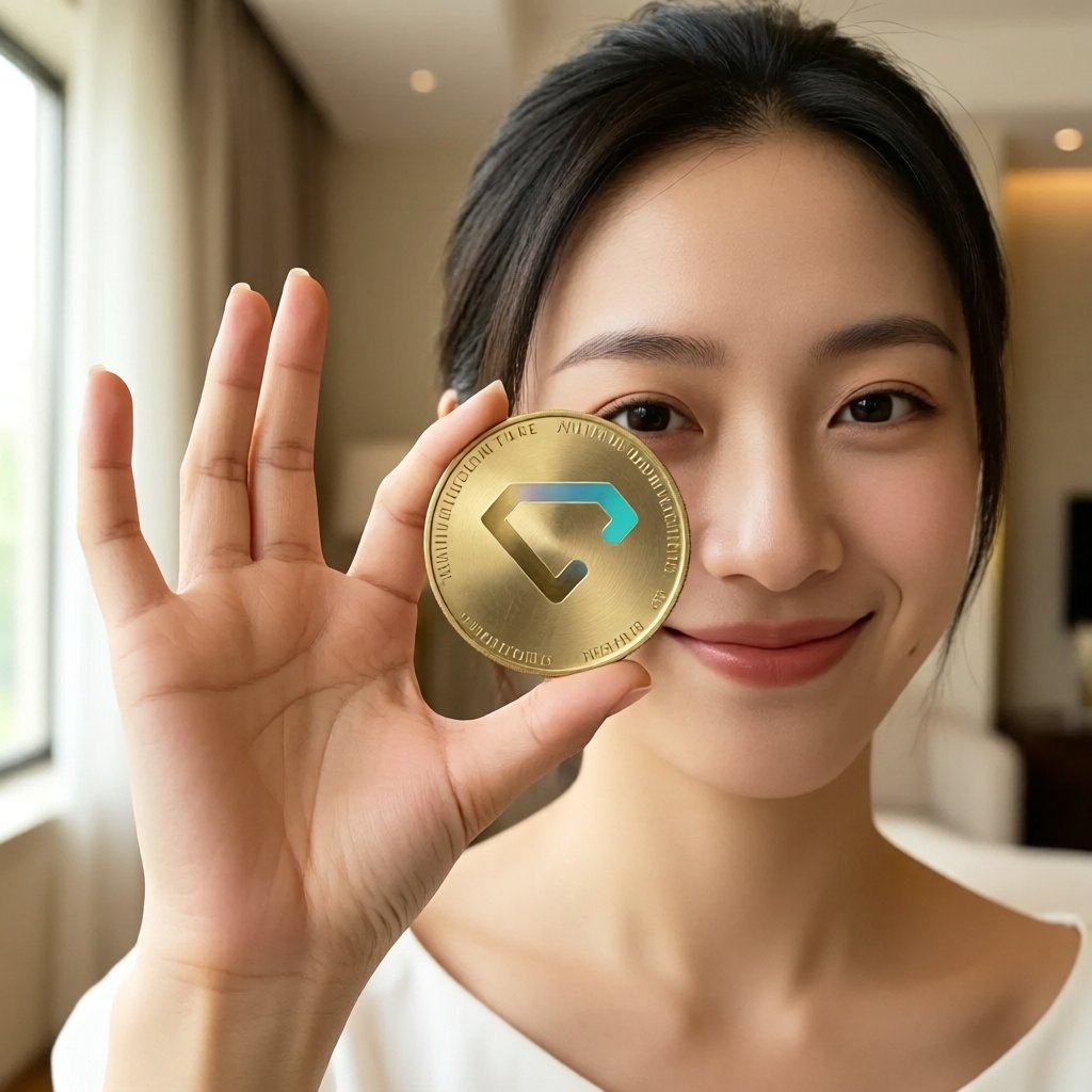 SuperBid (SUPERBID) — gold cryptocurrency coin price illustration
