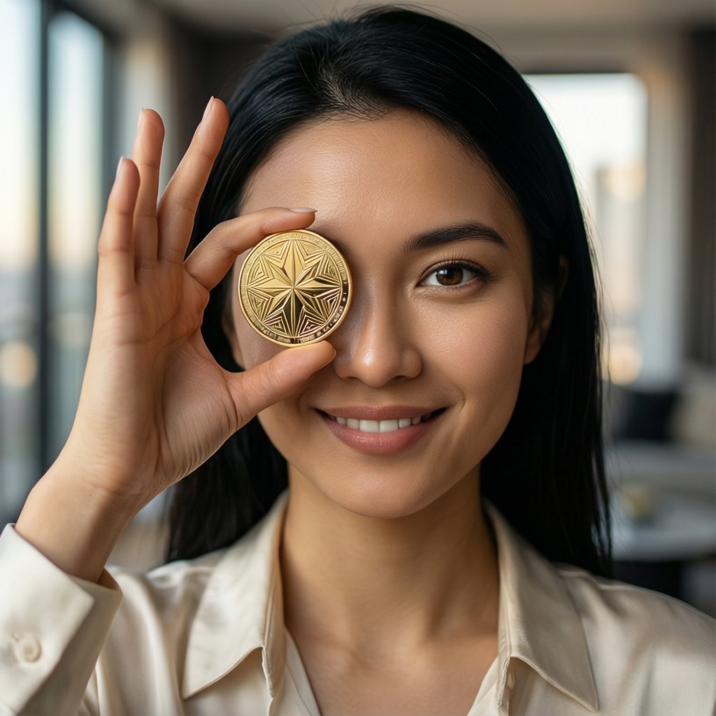 SwissBorg (BORG) — ілюстрація золотої крипто-монети та ціни