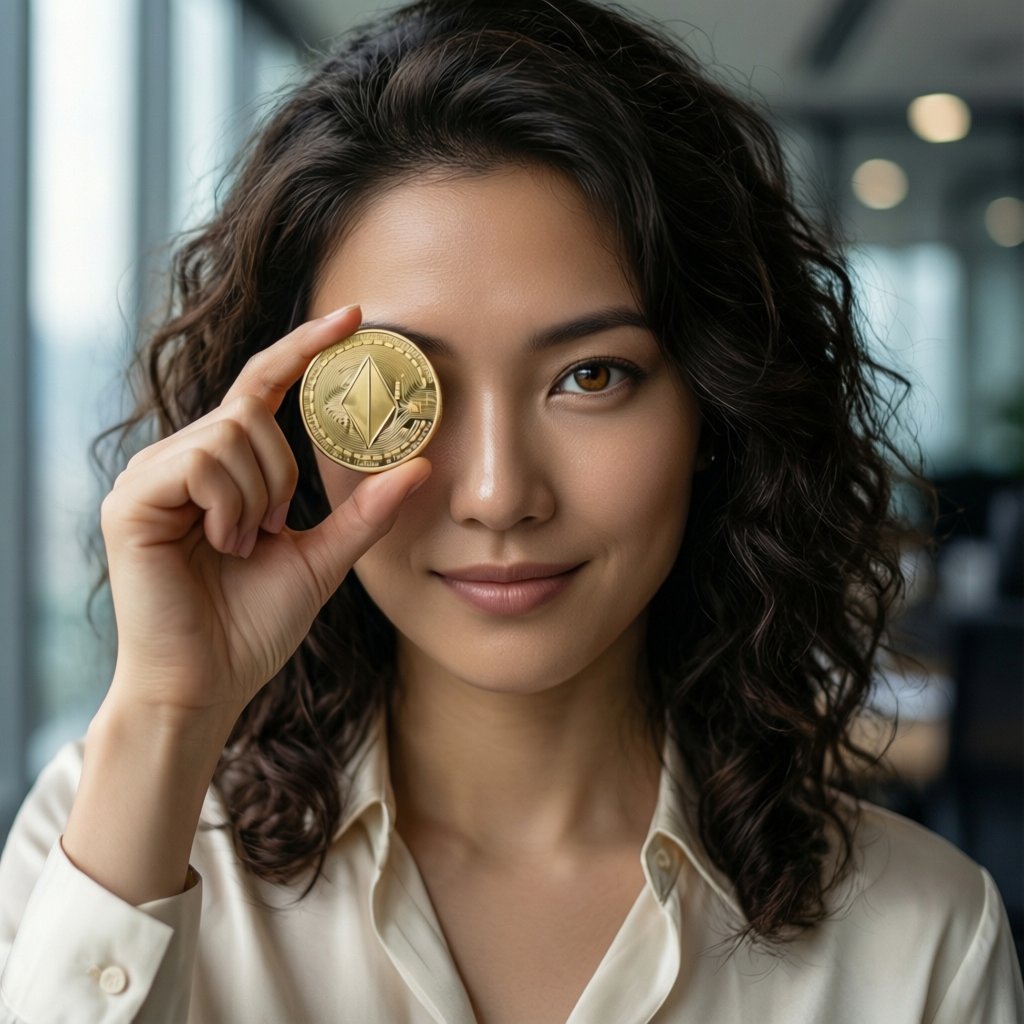 Theta Network (THETA) — ілюстрація золотої крипто-монети та ціни