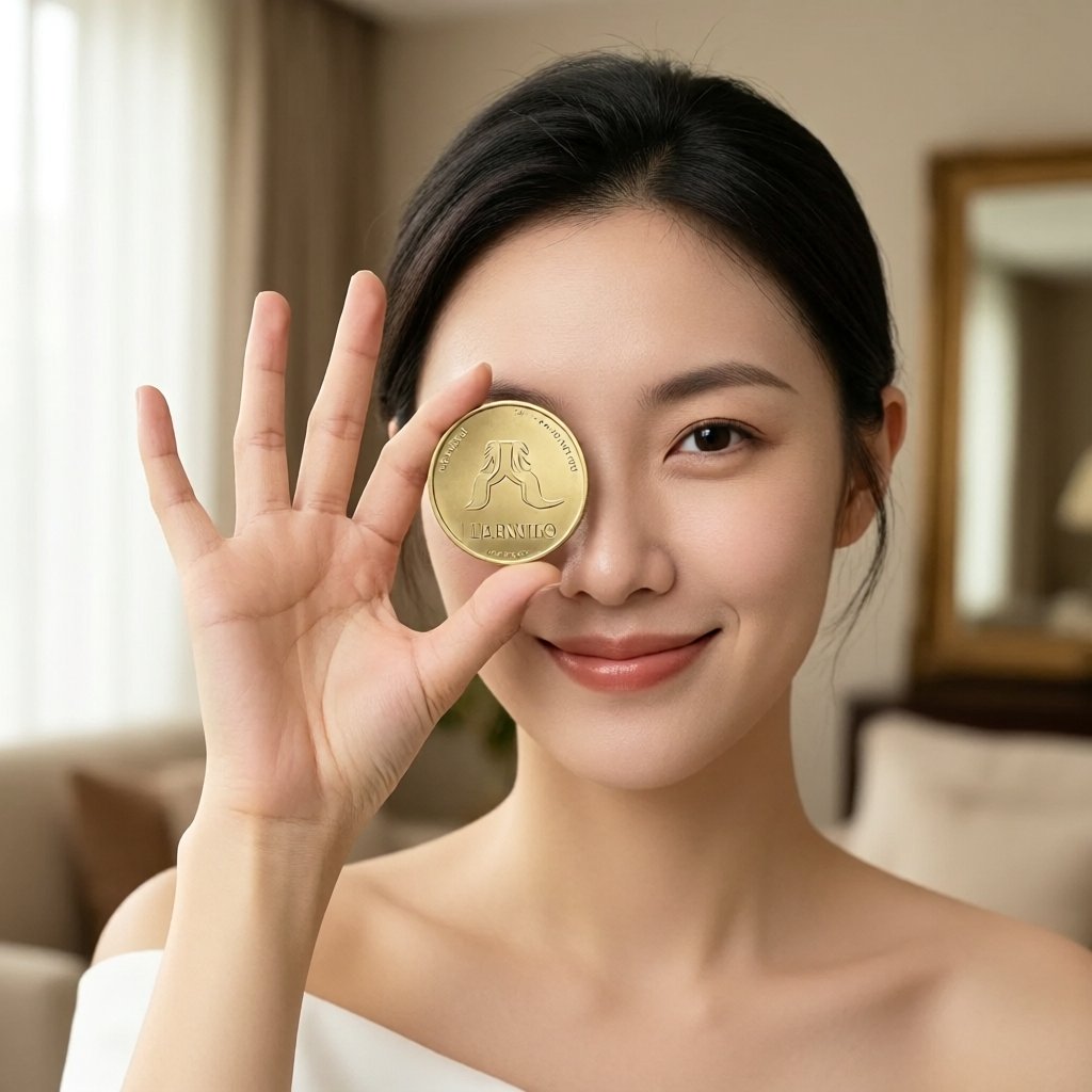 Thinking Cat (HMM) — gold cryptocurrency coin price illustration