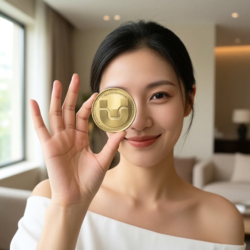 UnifAI Network (UAI) — gold cryptocurrency coin price illustration