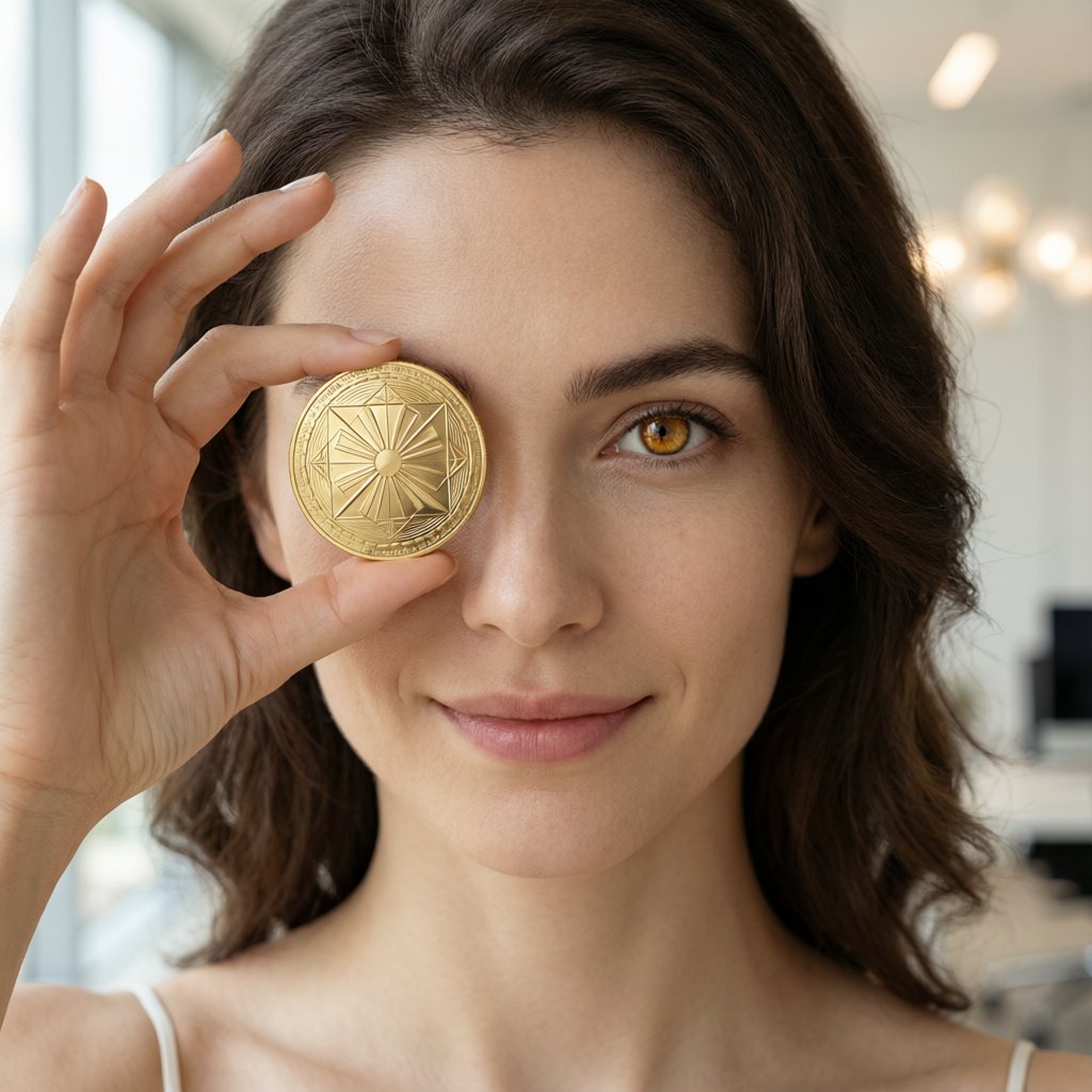 USDS (USDS) — gold cryptocurrency coin price illustration
